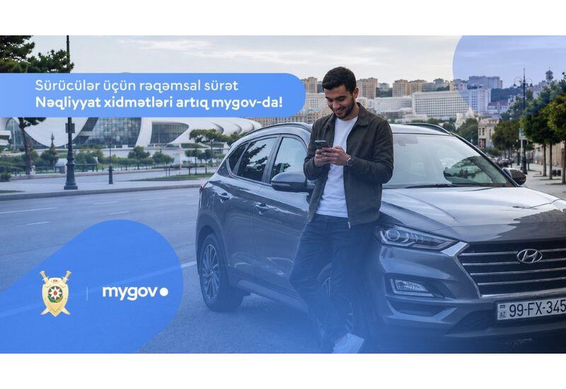 Sürücülərin nəzərinə: nəqliyyat sahəsi üzrə bu xidmətlərə artıq “mygov”dan müraciət etmək mümkündür