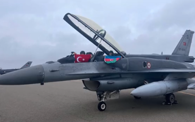 Türkiyə F-16-ları Azərbaycanda təlimdə iştirak edir