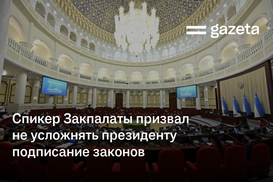 Спикер Закпалаты призвал не усложнять президенту подписание законов
