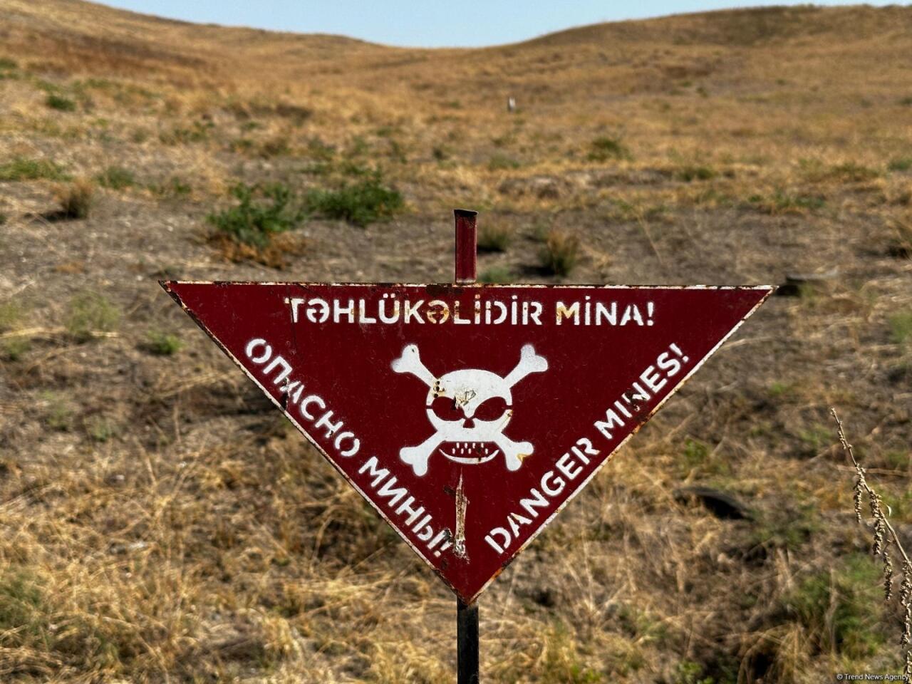 Mina təhlükəsi olan ərazilərin çəpərlənməsi zəruri təhlükəsizlik tədbiridir