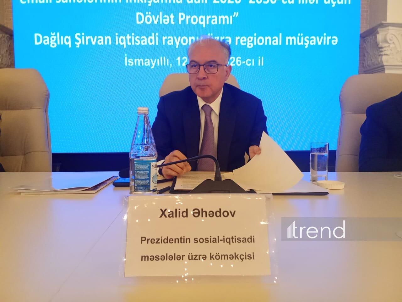 Aqrar Dövlət Proqramına 5 milyard manatdan çox vəsait cəlb edilməsi nəzərdə tutulur