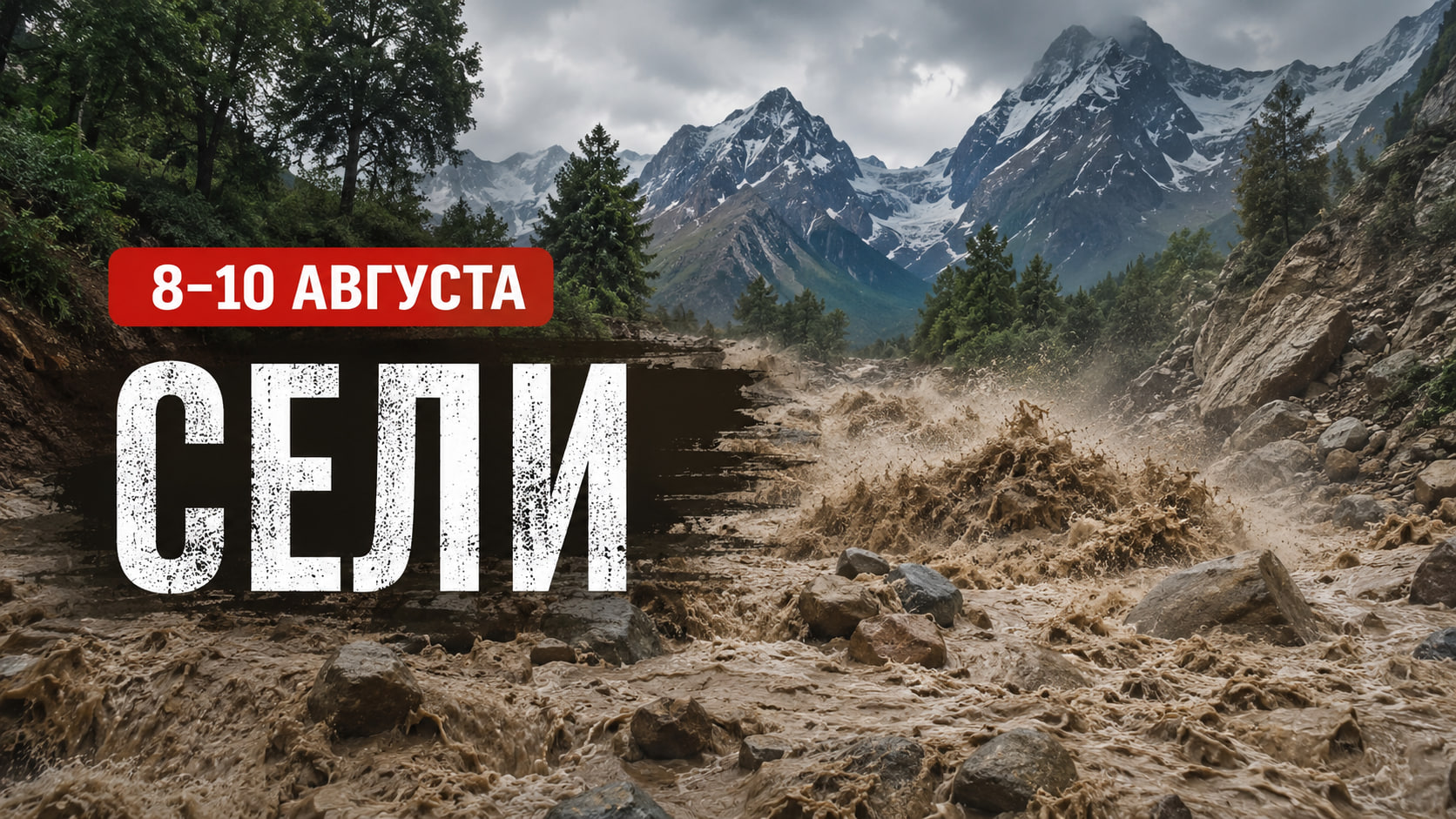 Синоптики предупредили об угрозе локальных и гляциальных селей в Таджикистане