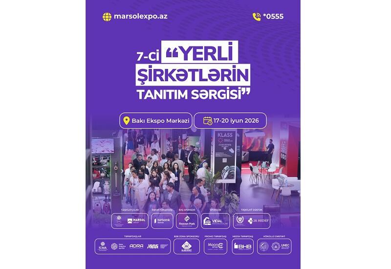 “Yerli şirkətlərin tanıtım sərgisi”ndə məhsul və xidmətlərini təqdim etmək istəyən mikro və kiçik sahibkarların nəzərinə!
