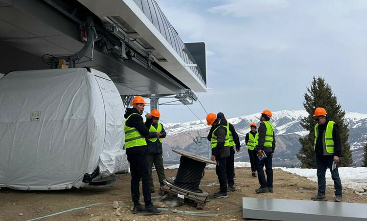Construction of modern cableway completed at Ala-Too Resort