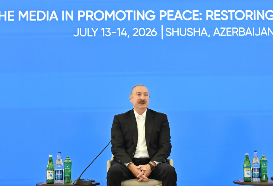 Prezident İlham Əliyev: Həm Qərb, həm də Şərq istiqamətində qonşularımızla əlaqələrimiz əladır