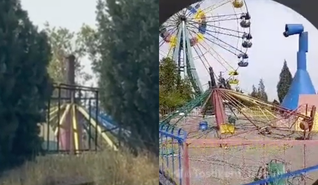 В Андижане рухнул аттракцион с людьми