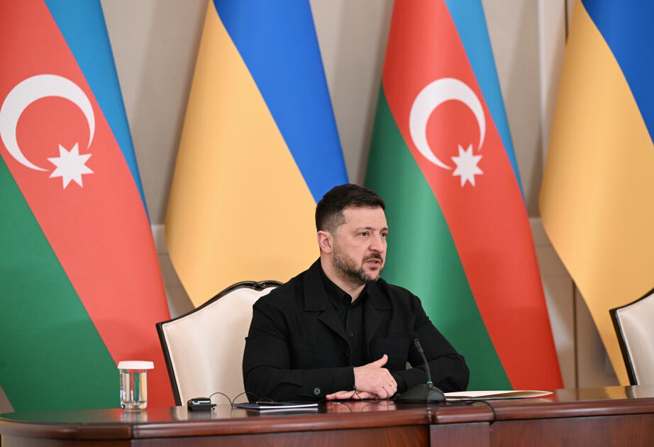 Volodimir Zelenski Prezident İlham Əliyevə təşəkkür edib