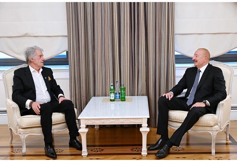 Prezident İlham Əliyev Ukraynanın sabiq Prezidenti Viktor Yuşenko ilə görüşüb