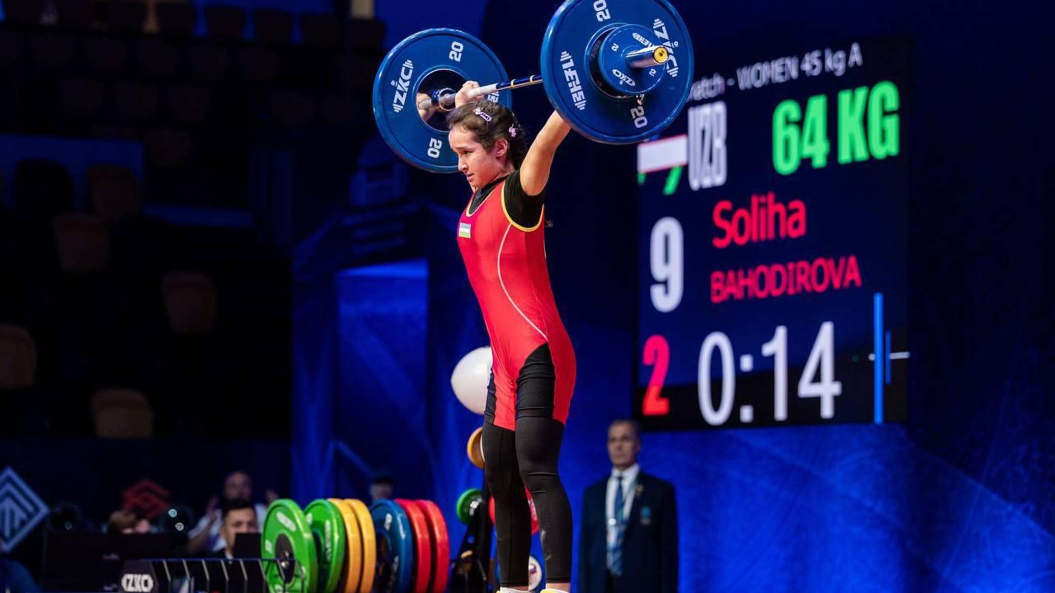Юная тяжелоатлетка Узбекистана завоевала первую медаль на чемпионате Азии