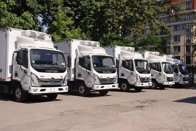 Ten medical waste transport vehicles donated to regions of Kyrgyzstan