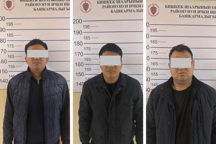 В Бишкеке задержали мужчин, напавших на патрульных милиционеров