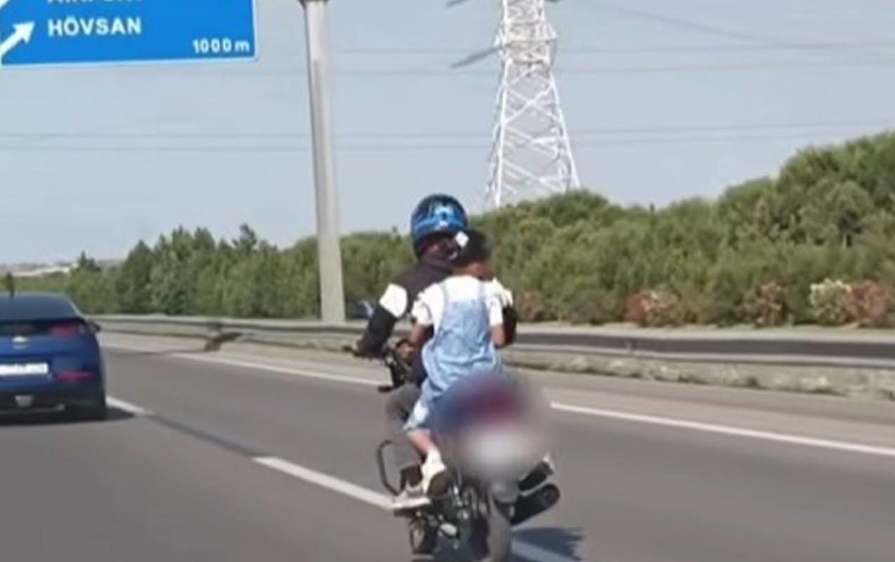 В Баку начали проверку после кадров с ребенком на мотоцикле