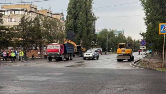 Перекресток ул. Токомбаева и Байтика Баатыра открыли для транспорта