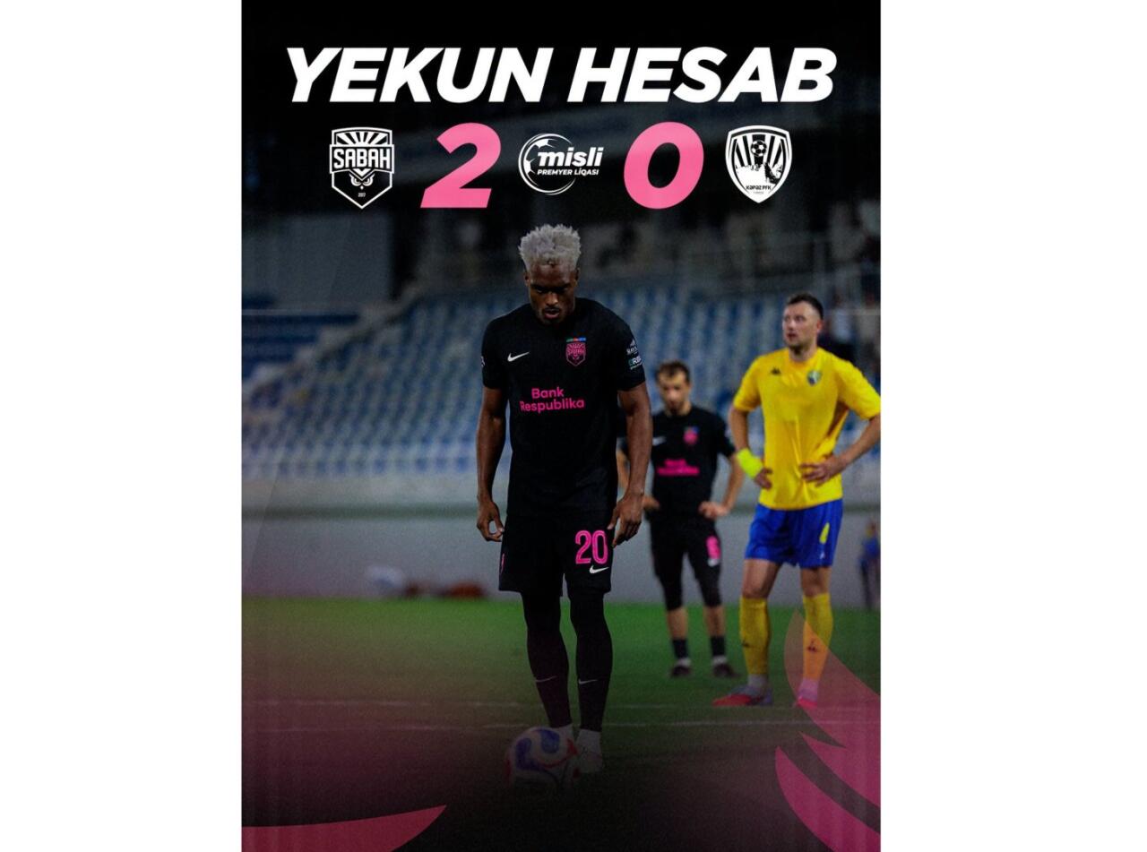 Son çempion “Sabah” mövsümə qələbə ilə başlayıb