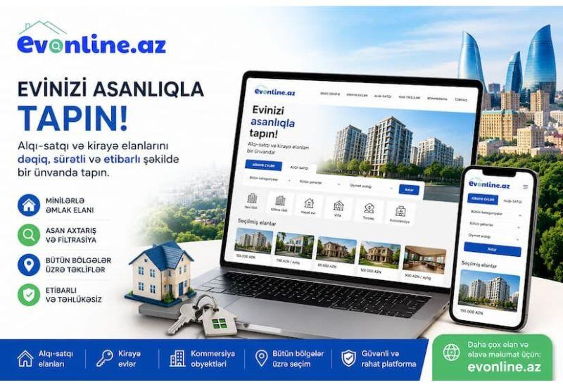 Azərbaycanda daşınmaz əmlak bazarı rəqəmsallaşır: Onlayn platformaların üstünlükləri nədir?