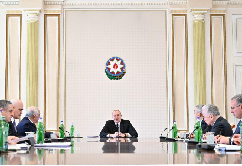 Prezident İlham Əliyev: May ayında Bakıda hər halda belə yağışın yağmasını mən xatırlamıram