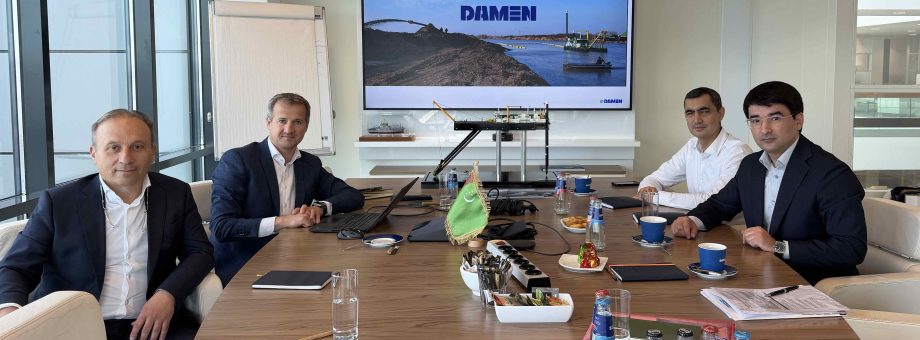 Turkmenistan and Damen Shipyards Discuss Caspian Port Cooperation