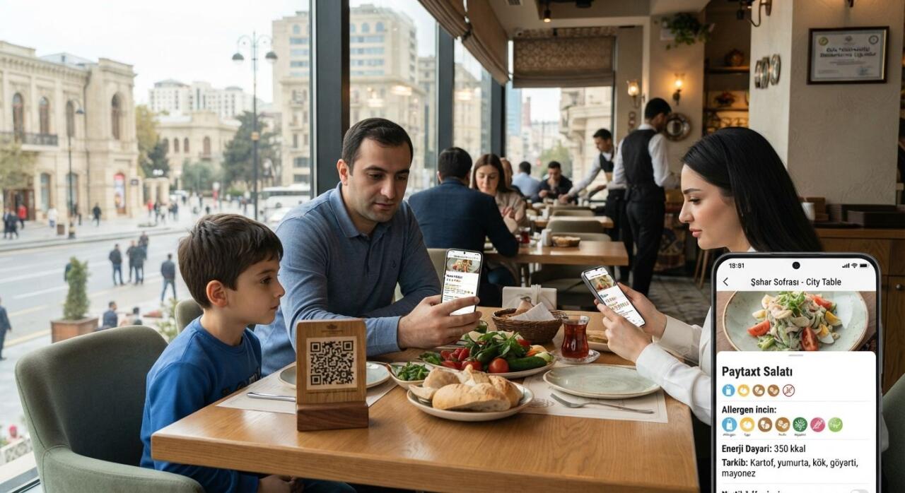 Azərbaycanda da kalori və allergen məlumatları göstərilə bilər