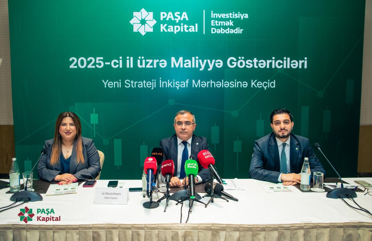 PAŞA Kapital 2025-ci ilin Maliyyə Göstəriciləri və Yeni Strateji İnkişaf Mərhələsinə dair Mətbuat Konfransı keçirib
