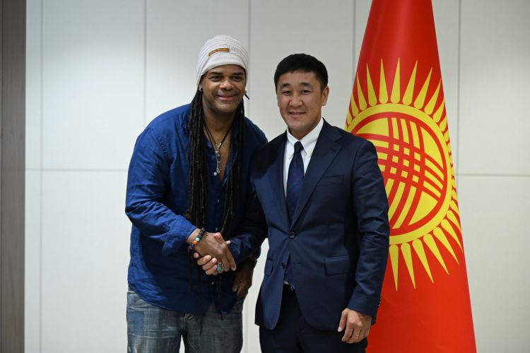 Enigma vocalist visits Kyrgyzstan