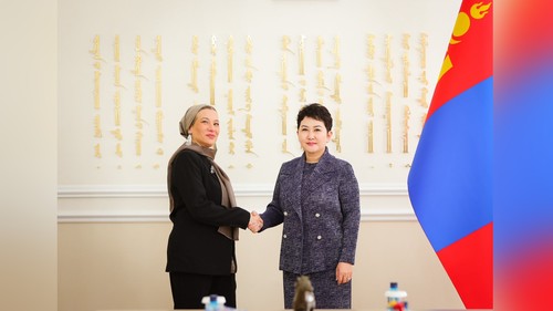 Батцэцэг НҮБ-ийн Цөлжилттэй Тэмцэх Конвенцийн Гүйцэтгэх Нарийн Бичгийн Даргатай уулзлаа