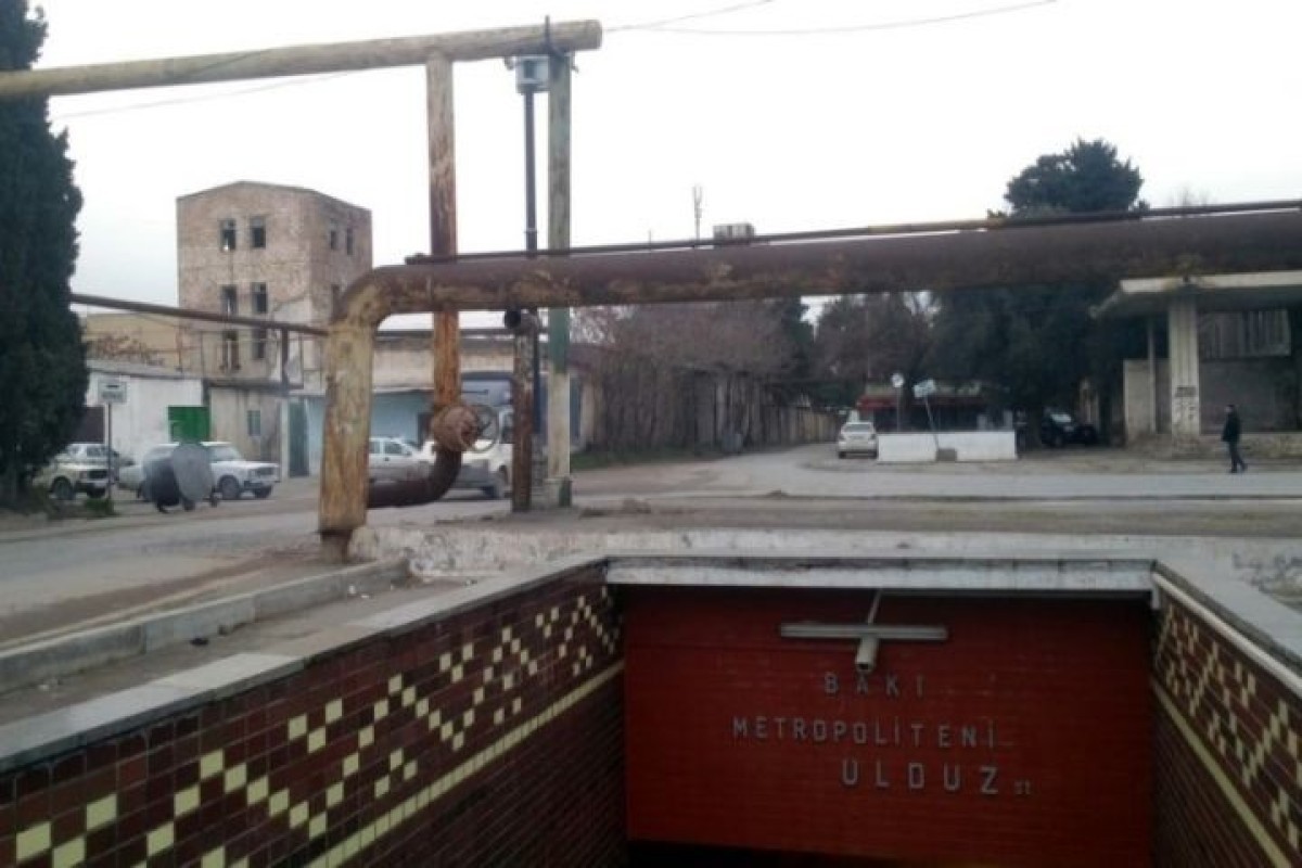 В связи с ремонтом дороги перед станцией метро «Улдуз» будет ограничено движение транспорта