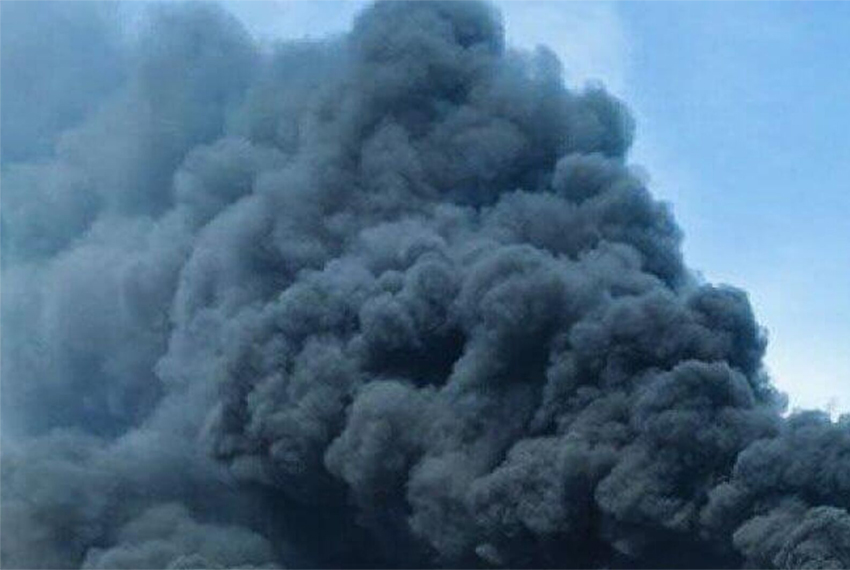 Взрыв на заводе в Шопокове