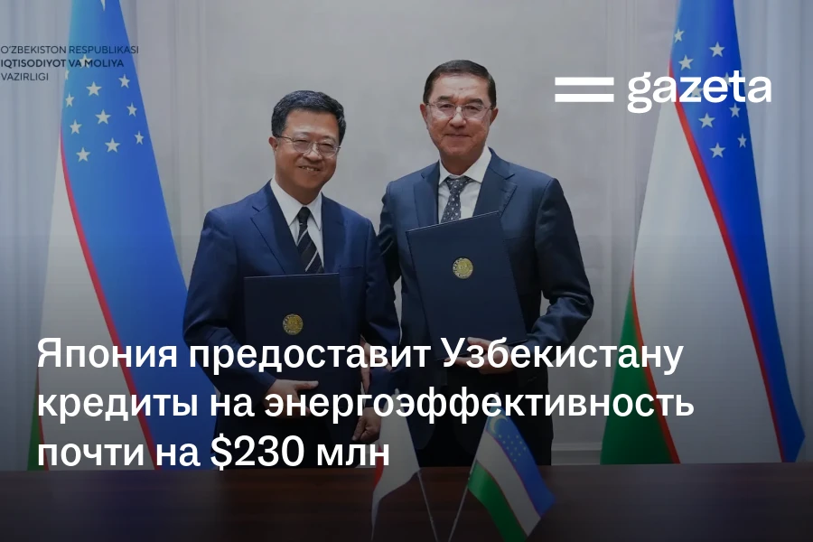 Япония предоставит Узбекистану кредиты на энергоэффективность почти на $230 млн