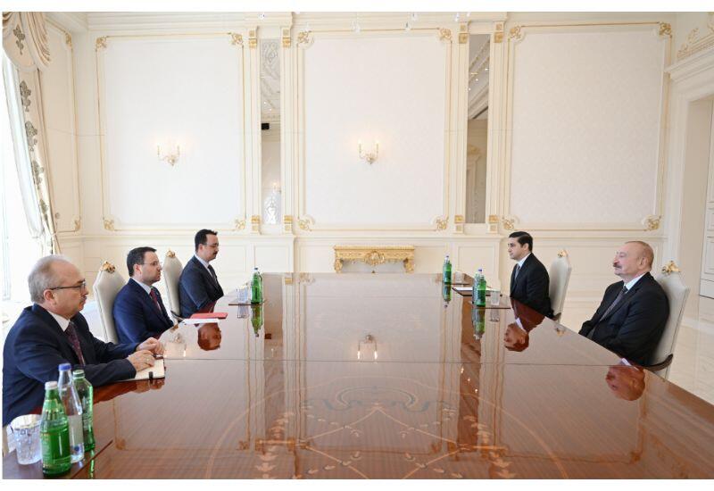 Prezident İlham Əliyev Türkiyənin ədliyyə nazirini qəbul edib