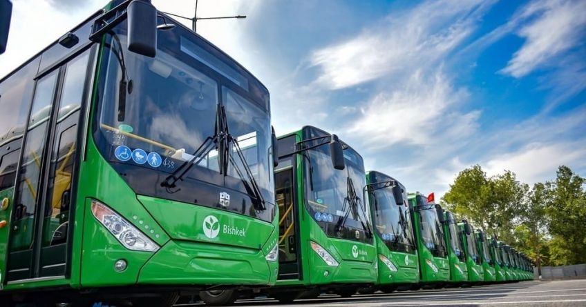 23 new bus routes to be launched in Bishkek after arrival of 625 buses