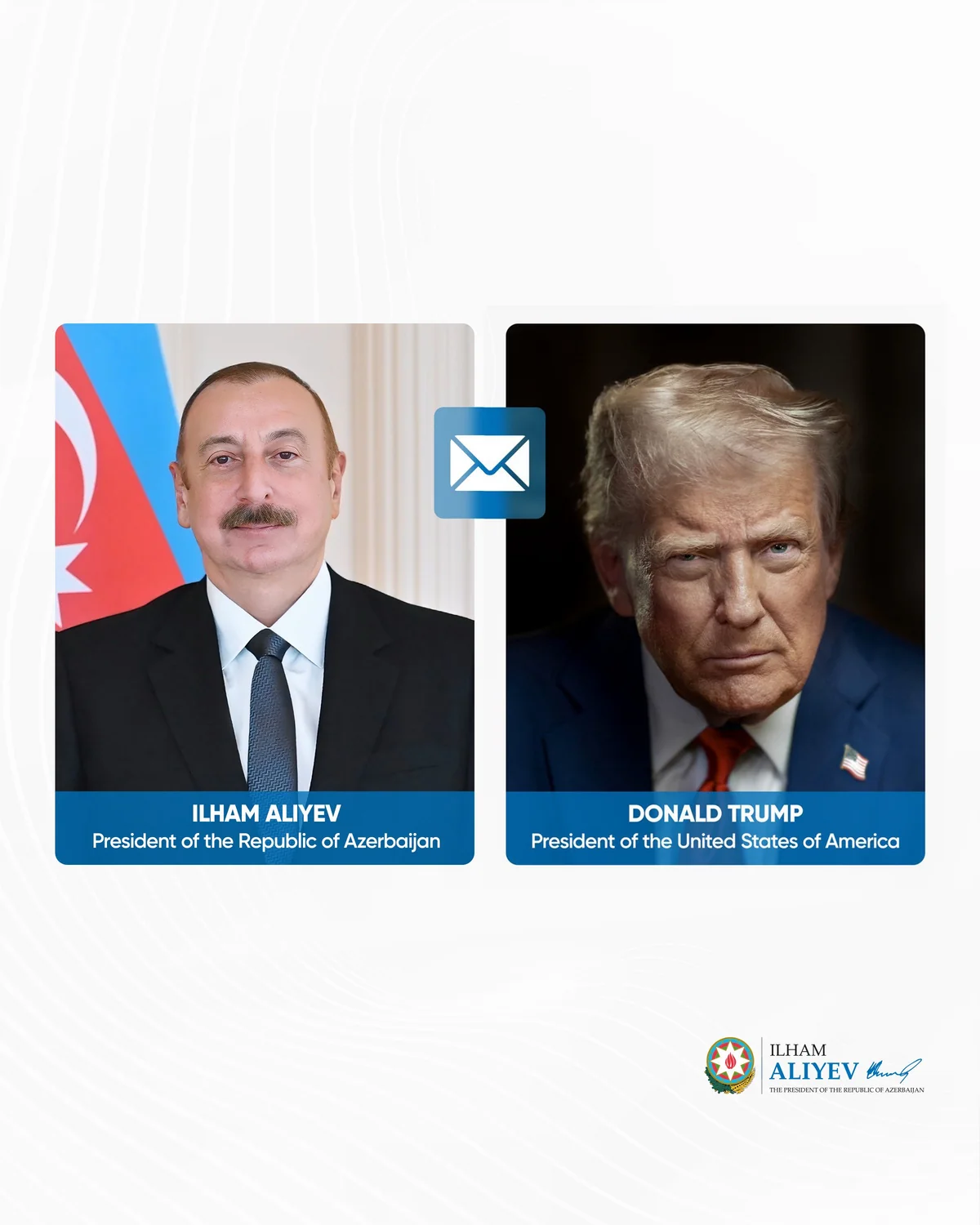 Ильхам Алиев поздравил Дональда Трампа с юбилеем