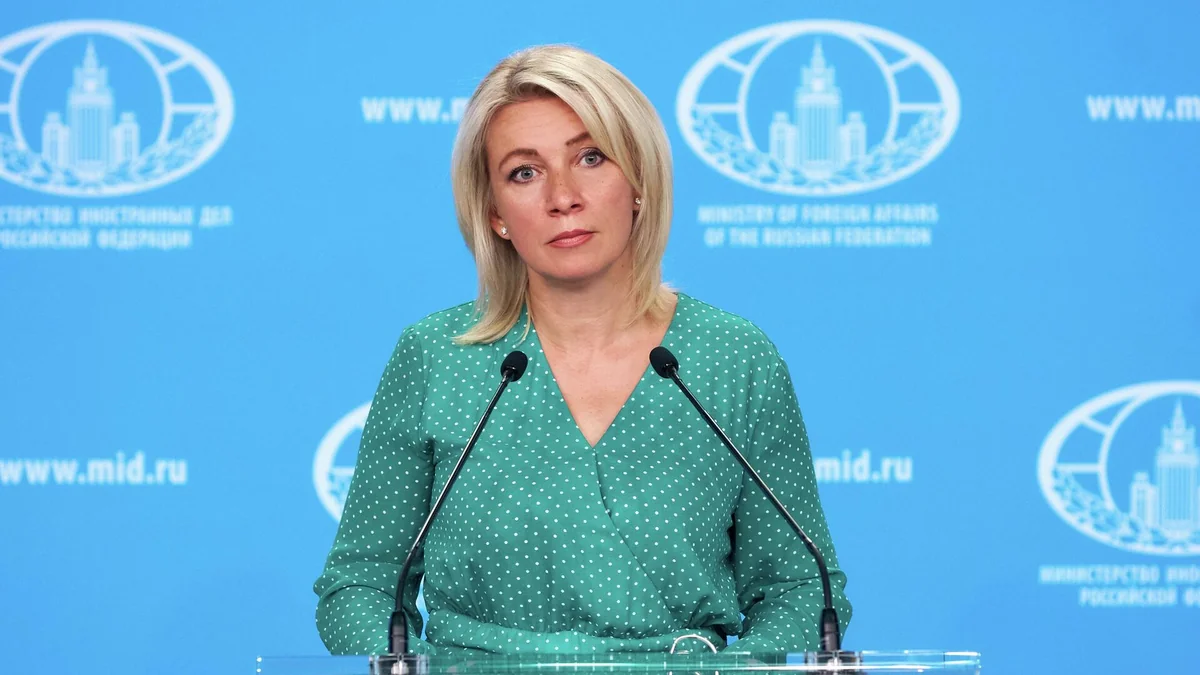 Захарова: Москва находится в тесном контакте с Баку из-за инцидента с азербайджанскими моряками