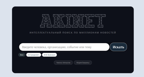 AKI Net: Сколько упоминаний на сайтах АКИpress у 5-ки самых крупных компаний Кыргызстана?