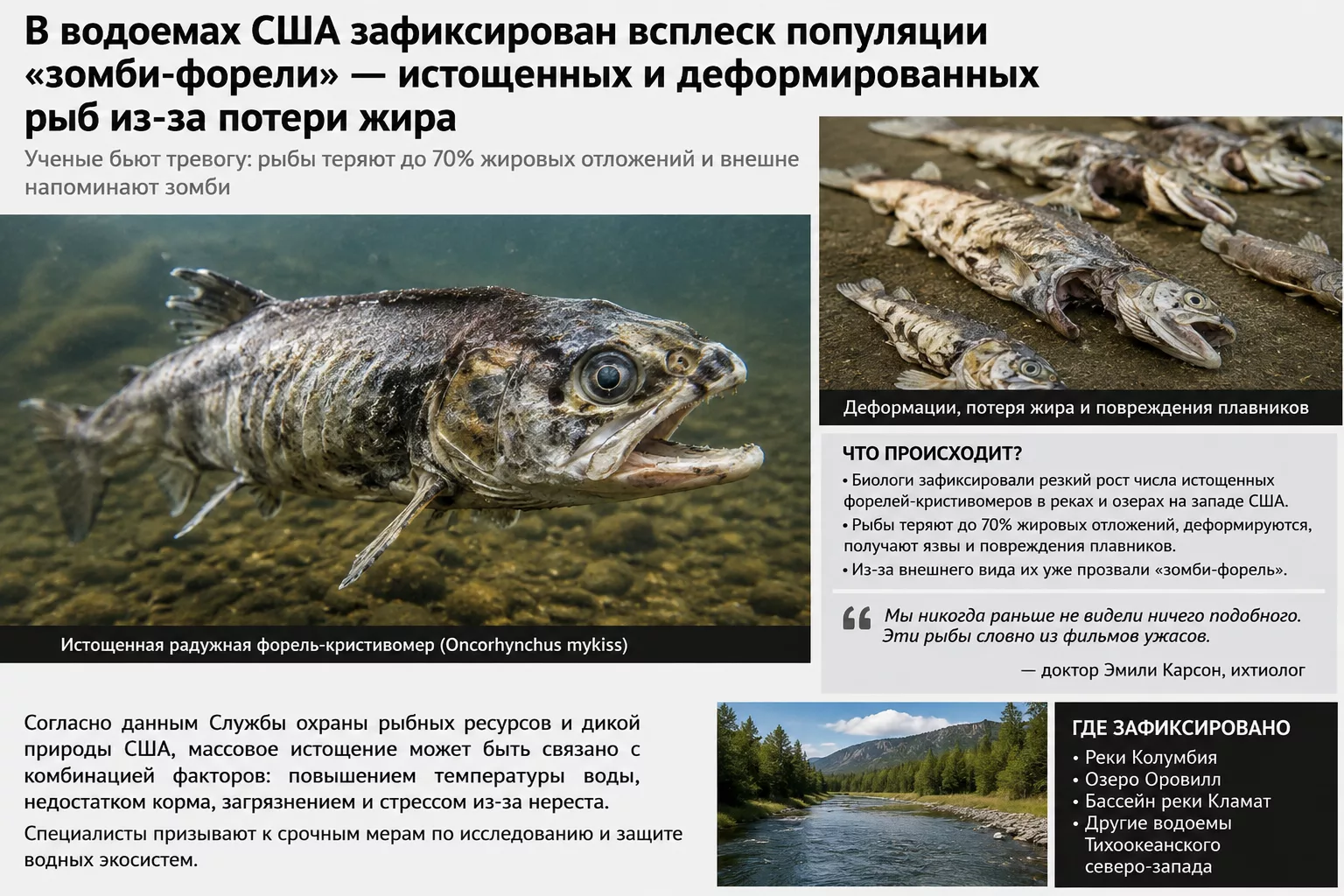«Рыбы-зомби»: Ученые столкнулись с пугающей мутацией глубоководных хищников